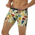 thumbnail image 3 of Xecao Different Kind Of Guitars Print Boxer Briefs for Men's Stretch Moisture-Wicking Underwear, Mid-Rise Classics breathable fabric, 3 of 7