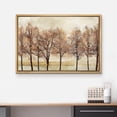 thumbnail image 3 of wall26 Framed Canvas Print Wall Art Autumn Fall Orange Leaf Forest Tree Landscape Nature Wilderness Illustrations Modern Art Rustic Multicolor for Living Room, Bedroom, Office - 24"x36" Nat, 3 of 5