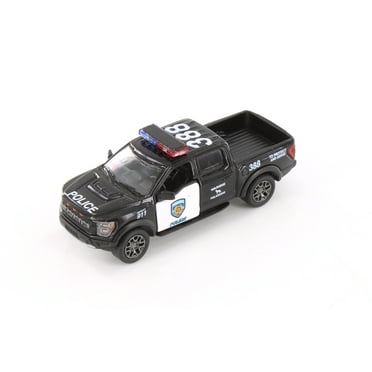 2022 Ford F-50 Raptor Pickup Truck - Police Edition, Black - Kinsmart 3001DP/2 - 1/78 Scale Car