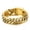 gold, variant on 3 Color 19mm 8.66'' Stainless Steel Chunky Curb Chain Bracelet Men Boys Bangle-black