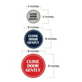 thumbnail image 5 of Signs ByLITA Circle Close Door Gently Sign (Blue) - Medium, 5 of 6