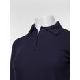thumbnail image 4 of A2Y Women's Basic Casual Essentials 4-Button Junior-Fit PK Cotton Pique Polo Shirt Navy XL, 4 of 5