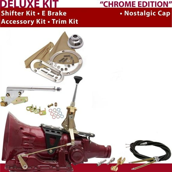 American Shifter 4L80E Shifter Kit 6 in. E Brake Cable Trim Kit for D4528