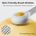 thumbnail image 5 of Self Cleaning Slicker Cat & Dog Brush - Skin Friendly Shedding Grooming Tool for Pets, Pet Supplies Accessories, Deshedding Comb for Short Long Haired Kittens, Massage Function to Removes Loose Fur, 5 of 8