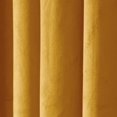 thumbnail image 4 of TWOPAGES Velvet Light Filtering Drape Pinch Pleated Curtain for Bedroom, 1 Panel, 52"x96", Orange, 4 of 6