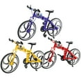 thumbnail image 4 of Amyove 1/8 Alloy Mountain Bike Model Simulation Sliding Steering Mtb Bicycle Toys For Children Gifts Collection, 4 of 9
