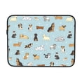 thumbnail image 7 of Cartoon Doodle Puppy Dog 17 inch Portable Laptop Sleeve Compatible with MacBook Air Notebook Computer Case for Men Women College School Students, 7 of 7