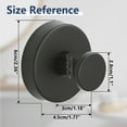 thumbnail image 7 of FEOYA Wall Hooks Adhesive Suction Cup Stainless Steel No Drill Gray, 7 of 7