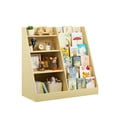 thumbnail image 2 of Noble House Kids Bookshelf and Toy Storage Organizer, 4-Tier Wooden Bookcase for Nursery, Playroom, Natural, 2 of 11