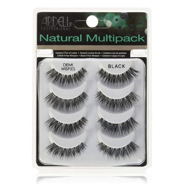 Ardell Lashes Natural Multipack Demi Wispies Black Pack Of 6 Walmart Com Walmart Com
