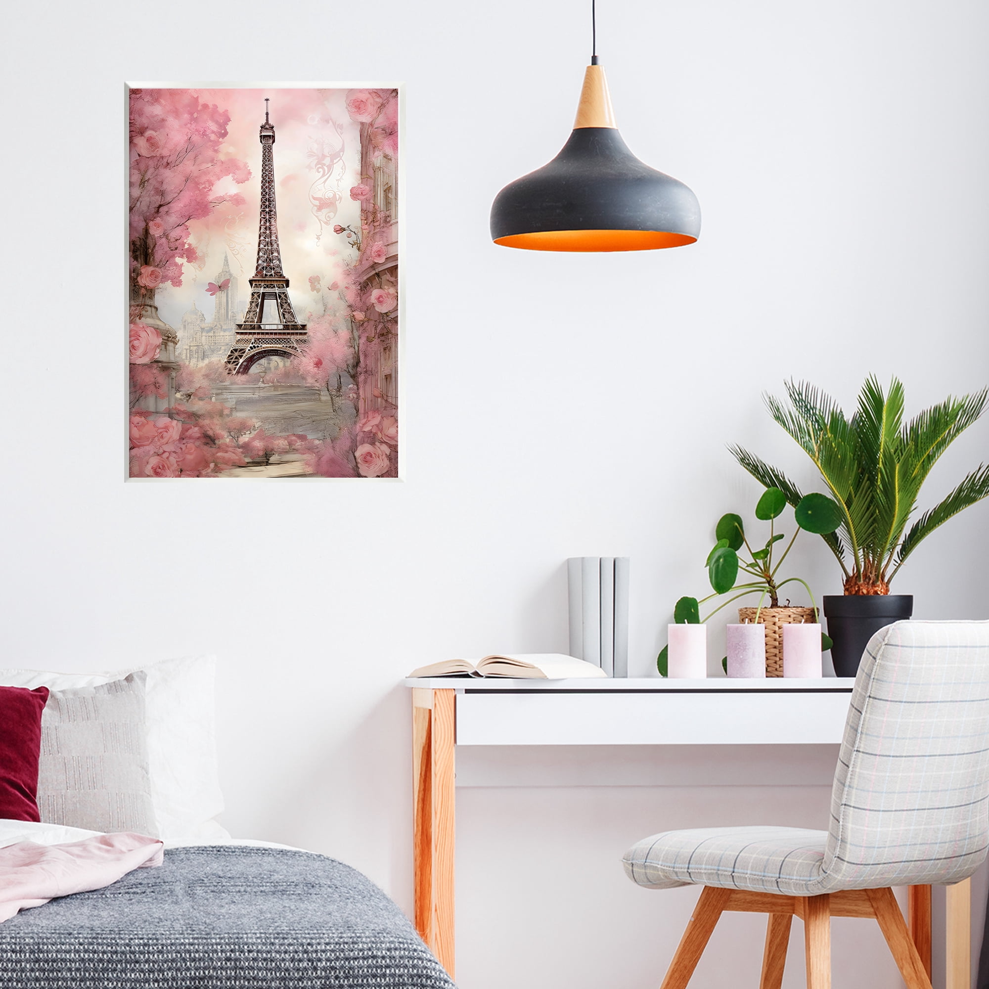 Stupell Industries Paris City View in Bloom Wall Plaque Art, design by Creative Studio