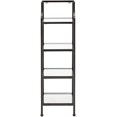 thumbnail image 2 of Crosley Furniture Aimee Short Glass Etagere, Oil Rubbed Bronze, 2 of 5