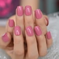 thumbnail image 4 of Set de 24 pantalones cortos iBeautying de Press on Nails, color rosa liso, 4 of 8