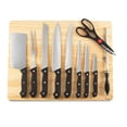 thumbnail image 1 of Juego de cuchillos Kuche RK11K 10 Piezas con Tabla negros, 1 of 3