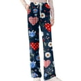 thumbnail image 4 of Youpwaven Women's Valentine's Day Heart Printed Sleep Pants - Cozy Pajama Bottoms, Drawstring Waist Comfortable Loungewear for Valentine Nights, 4 of 7