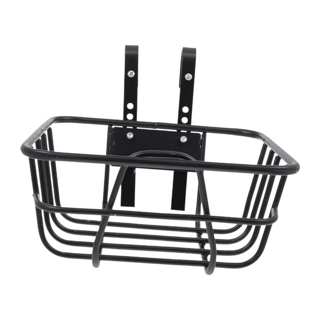 Cesta de bicicleta, cesta de bicicletas, mascotas desmontables Canasta Certera de metal Cachuela trasera trasera trasera de bicicleta de carga Basina 23cmx23cmx12cm