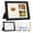 Black, variant on 9.3“×11.3" pet nose print impression kit, Keepsake Picture Frames with Dry Clay for Dogs & Pet, No Oven or Kiln Needed