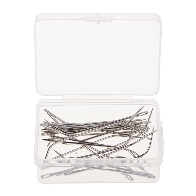 Pasadores de acero plateados para el modelado de la peluca de macramé de costura Craft 63mm 25pcs J Pins Sunnimix Pernos de la peluca del macramé