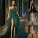 thumbnail image 4 of Vestido largo con abertura en los hombros para mujer, vestido de noche con lentejuelas, vestido de fiesta de primavera y verano, 4 of 4