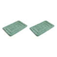 thumbnail image 3 of Toystoory Alfombra de baño antideslizante de textura para protección del suelo fácil limpieza baño absorción de agua verde claro 40x60CM Verde claro 40x60CM 2Conjunto, 3 of 6