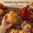thumbnail image 3 of Halloween Filled Pie Press Collection, Reusable Mini Mold Hinged Molds Cut, Shape and Seal Dough for Mini Hand Pies, Filled Pastries and Halloween Party Treats, Ghost, 3 of 4