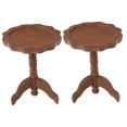 thumbnail image 4 of 2 Pack Dollhouse Table Mini Desk Model Miniature Accessory, 4 of 8