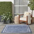 thumbnail image 4 of Nourison Essentials Indoor/Outdoor Navy/Ivory 5' x square Area Rug, (5 Square), 4 of 9