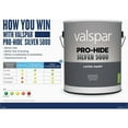 thumbnail image 2 of Valspar 72007 Antique White Pro-Hide Silver 5000 Interior Wall Paint, Eggshell, 1 Gallon, 2 of 5