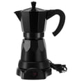 thumbnail image 1 of Lemosae Coffee Pot 6 Cup Electric Espresso Coffee Maker Italian Moka Maker 300ml Portable Aluminum Espresso Machine Cafetera Moka Pot with Detachable, 1 of 7
