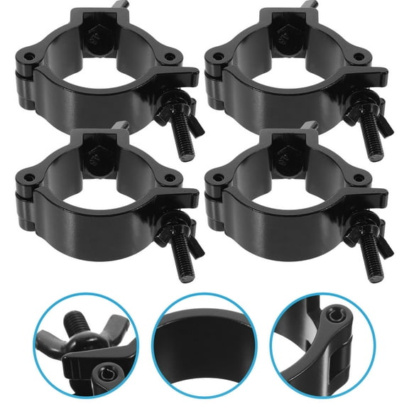 4 Pcs Heavy Duty Light Clamps Suspension Youtube Accessory Work Black