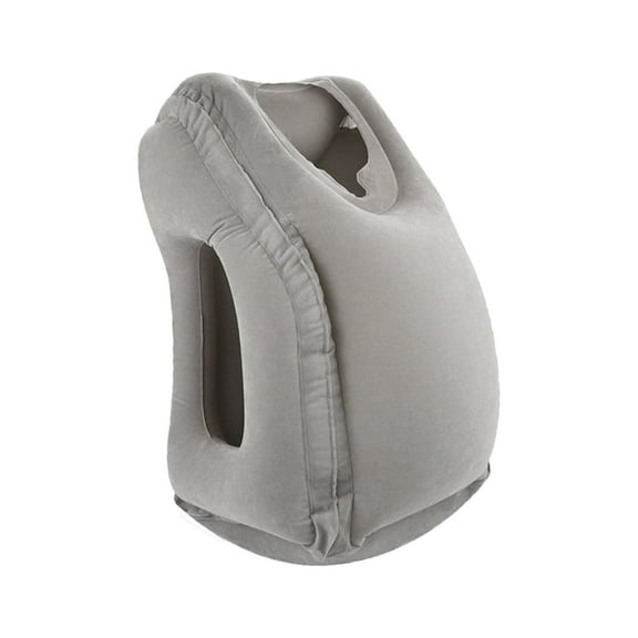 Portable Inflatable Travel Pillow, Neck Head Chin Support Airplane Neck Pillow
