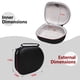 thumbnail image 2 of Funda para auriculares L LTGEM compatible con JBL, Beats, Sony, Soundcore Anker, Raycon, TOZO, SteelSeries, Logitech, Jabra, Bose, Audio-Technica, Sennheiser, 2 of 9