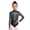 Black, variant on Girls Sparkly Rhinestones Gymnastics Leotards Long Sleeve Mesh Back Zipper Modern Ballet Dance Bodysuit Black 16