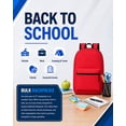 thumbnail image 2 of 48 Pack Backpack, Bulk 17 inch Outdoor Travel Zippered Bags Bulk Pack School Children Adults Events, 2 of 5