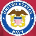 thumbnail image 3 of CafePress - U.S. Navy Emblem Dark T Shirt - Men's Classic Graphic Cotton T-Shirt, 3 of 4