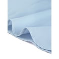 thumbnail image 5 of INSPIRE CHIC Women's Split V Neck Pleated Front Contrast Color Blouse Top XL Blue, 5 of 5