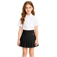 thumbnail image 2 of Girls Tennis Skirts Elastic Waist Athletic Pleated Skort with Shorts School Uniform Skirt, 2 of 5