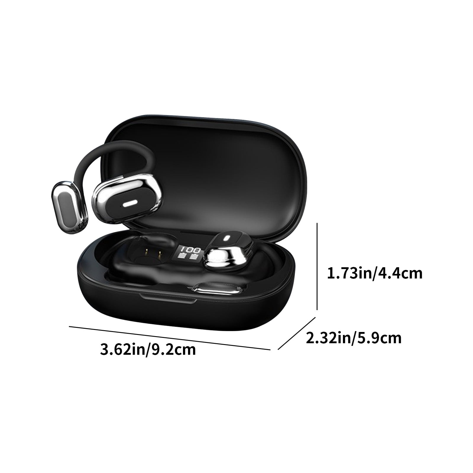 Out of Ear Open Ear Headphones Outside The Ear Wireless Ear Hanging Bluetooth Headset Ows Over The Ear Open Ear Buds Earbuds Outside The Ear Headphones Bone Air Conduction