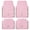 Pink, variant on Bling Car Floor Mats, PVC Leather Anti-Slip Automative Floor Mats with Shining Diamond Rhinestone Crown, Sparkly Glitter Crystal Carpet, Universal Fit Automotive SUV, Sedan, Van, 4pcs for Girl Woman