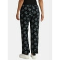 thumbnail image 3 of Disney Nightmare Before Christmas Women's Graphic Print Fleece Jogger Pants, Sizes XXS-XXL, 3 of 5