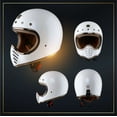 thumbnail image 7 of Royal H01 Full Face Motorcycle Helmet DOT Approved Motorcycle Helmet Size L White, 7 of 7