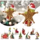 thumbnail image 4 of 2023 Adorno colgante de acrílico verde navideño, colgante de madera para vacaciones de Acción de Gracias de Navidad, decoración divertida para árbol de Navidad verde para regalos de fiesta en el hogar, 4 of 4