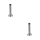 thumbnail image 2 of Matsuzay Tope de puerta de goma plateada - Puerta segura y segura Fácil de instalar Puerta de baño de puerta de acero inoxidable de metal plateado 12cm,1 2Conjunto, 2 of 6
