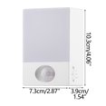 thumbnail image 3 of Fiudx Luz Nocturna con Sensor de Movimiento, Recargable, para Pared, Encendido y Apagado Automático, Luz Blanca Suave, Ahorro de Energía, Versátil, Ideal para Baño, Dormitorio o Pasillo, Carga Usb, 3, 3 of 7