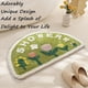 thumbnail image 3 of Bathroom Rug, Non-Slip Floral Bath Mat, Cute Shaggy Microfiber Shower Carpet with Flower Pattern, Soft and Absorbent Mat for Bathroom, Machine Washabl, 3 of 4