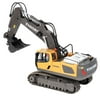 TOYFUNNY 11 Channel Full Functional Remote Control Excavator Construction Excavator Toy With 2.4Ghz Transmitter And Metal Shovel