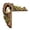 C#4, variant on Ratfeit 2D Flat Wood Forest Animal Door Corner Decor, L-Shaped Bark Texture Christmas Wall Frame Ornament for Indoor Entryway Bookshelf Enhancement, Right G
