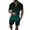 D55/Dark Green, variant on Afdoent Mens Two Piece Outfits Men's Plus Size Gradient Printed Short Sleeved Shirt And Shorts Set Casual Summer Outfit Comfortable And Stylish Clothing For Vacation Beach Leisure