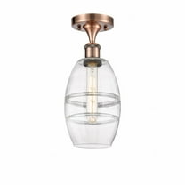 Innovations Lighting - Vaz - 1 Light Semi-Flush Mount In Industrial Style-9.38