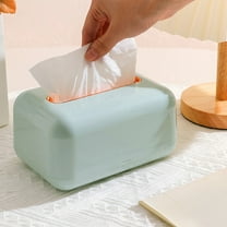 Qonioi Plastic Paper Towel Box, Tabletop Napkin Dispenser for Living Room Restaurant, Tissue Holder